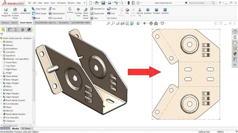 how to convert part to sheet metal in solidworks|solidworks sheet metal drawing pdf.